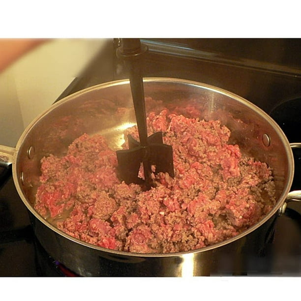  Zulay Kitchen - Picador de carne resistente al calor,  triturador y triturador para carne de hamburguesa, carne molida, carne de  pavo y más, picador de hamburguesas, picador de carne molida y