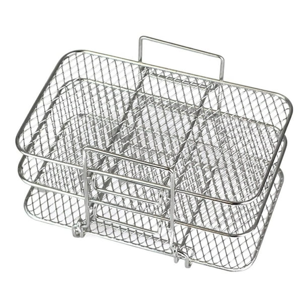  Cesta para freidora de aire, cesta de vapor, cesta de malla de  acero inoxidable 304 para freidora de aire, accesorio para freidora de aire,  cesta de 8 pulgadas con asa 