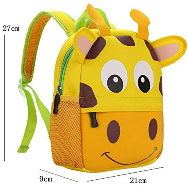 Mochila para niños, mochila escolar de animales, mochila para niños, bebés,  niños, niñas, niños pequeños de 2 a 6 años (jirafa) JFHHH pequeña