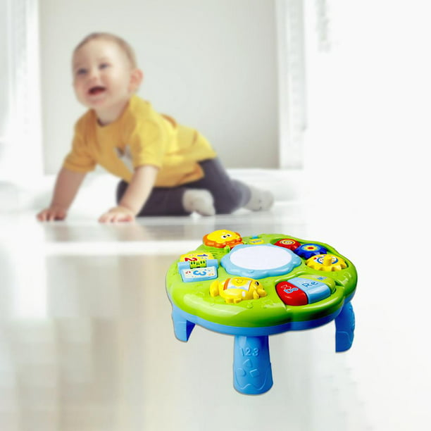 Juguetes para bebés de 6 a 12 meses – Juguetes de aprendizaje musical para  bebés de 12 a 18 meses – Juguetes giratorios con luz para bebés de 1, 2, 3