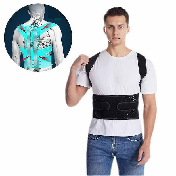 Comprar Tirantes para espalda de malla de aire transpirable para hombres y  mujeres, alivio del dolor de espalda baja con 6 estancias, cinturón de  soporte Lumbar antideslizante