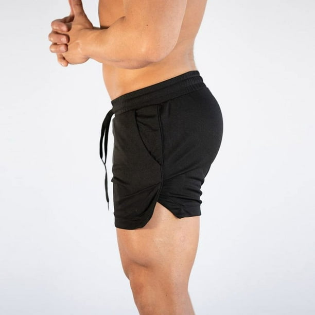 Pantalones cortos de deporte para hombre, secado rápido, bermudas