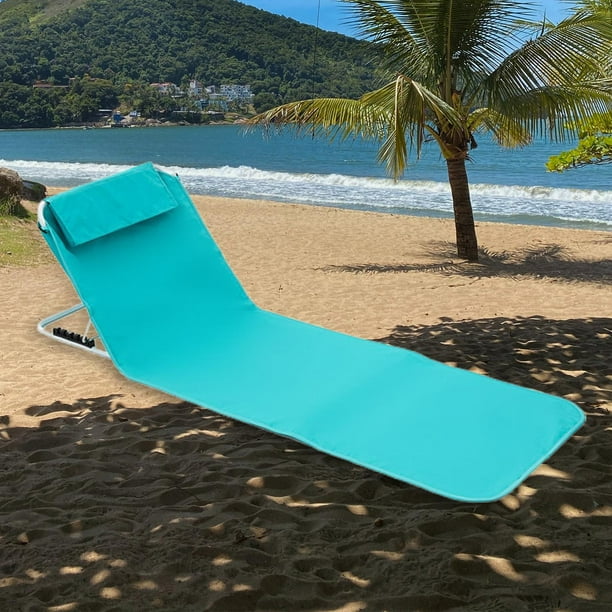 Silla de piso plegable para acampar, silla de playa plegable Estera de  salón Accesorio portátil Cojín para sentarse Mochilero para caminatas  Viajes DYNWAVEMX sillas de playa plegables