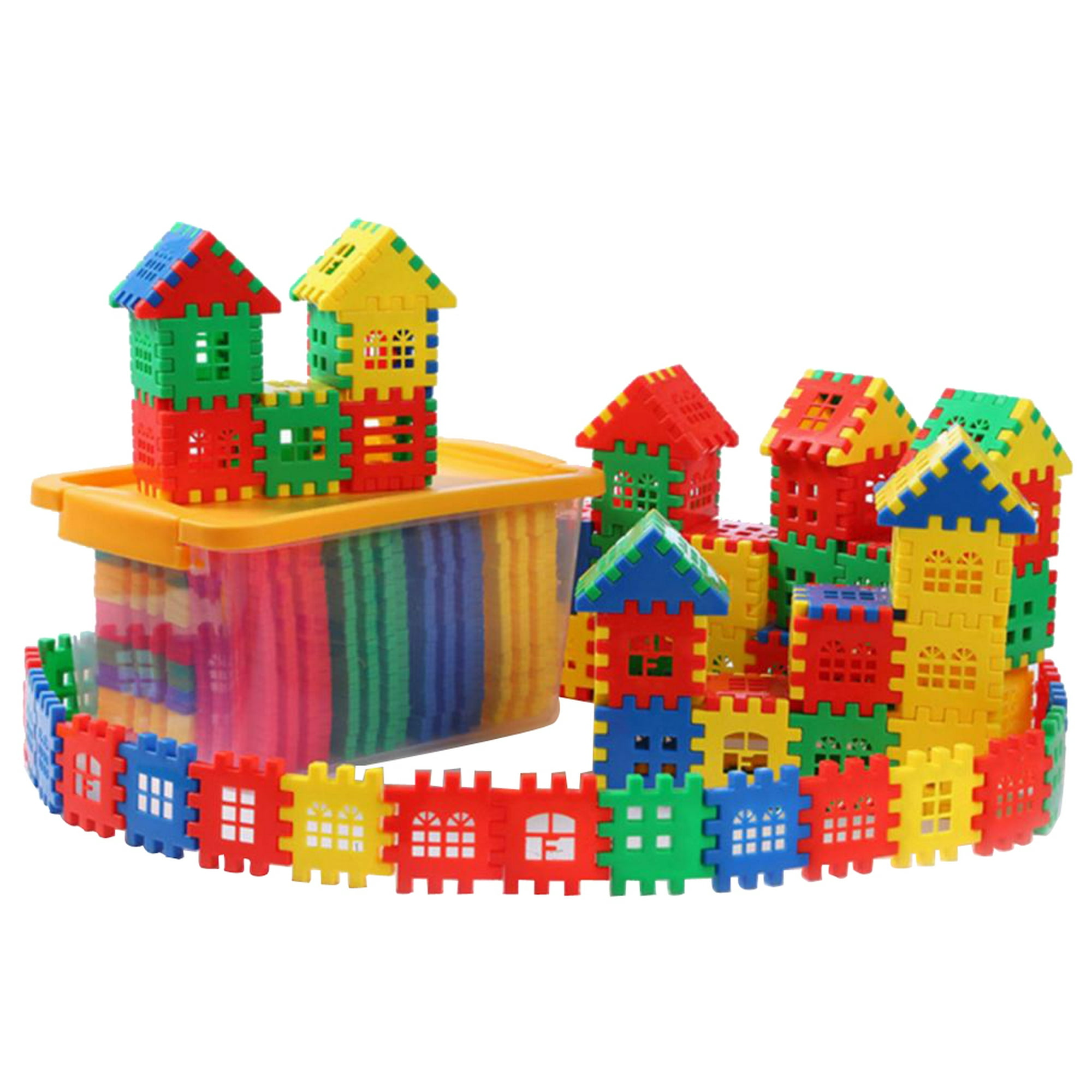 Restricciones explosión Hueco 66 Piezas de Construcción de Casas, Bloques de Construcción, Juguetes de  Aprendizaje Preescolar Sunnimix Bloques de construcción de la casa de los  niños | Walmart en línea