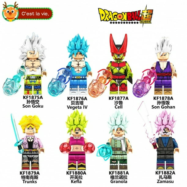 Muñeco Lego Dragon Ball Z - Fiesta en línea Piñatería y accesorios para  fiestas y eventos