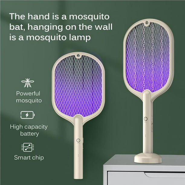 Mata moscas electrico control de plagas raqueta electrica para matar moscos  LED