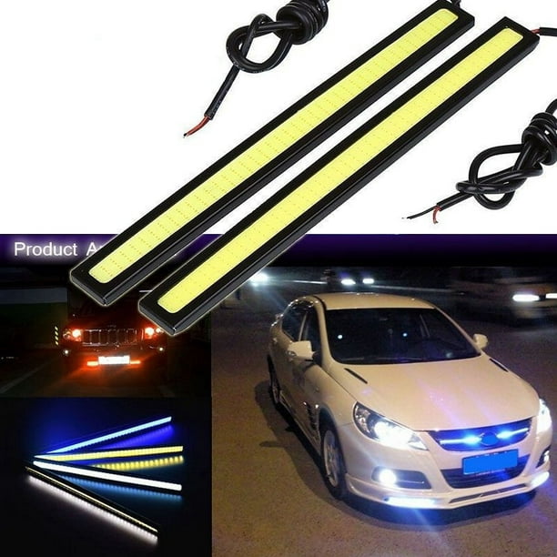 1 piezas Cinta LED para coche, impermeable, luz diurna, dc 12v