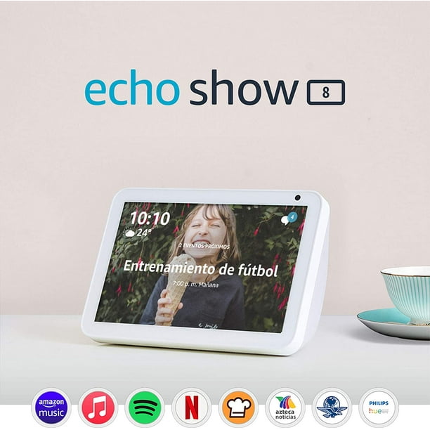 Echo Show 8 con asistente virtual Alexa, pantalla integrada de 8  sandstone 110V/240V AMZN Echo Show
