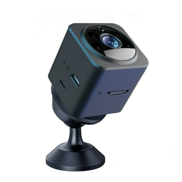  Cámara espía wifi más pequeña, cámara IP inalámbrica HD1080P  Wifi, cámara de vigilancia para monitor de bebé, 1.5 horas de tiempo de  batería con visión nocturna, detección de movimiento, para 