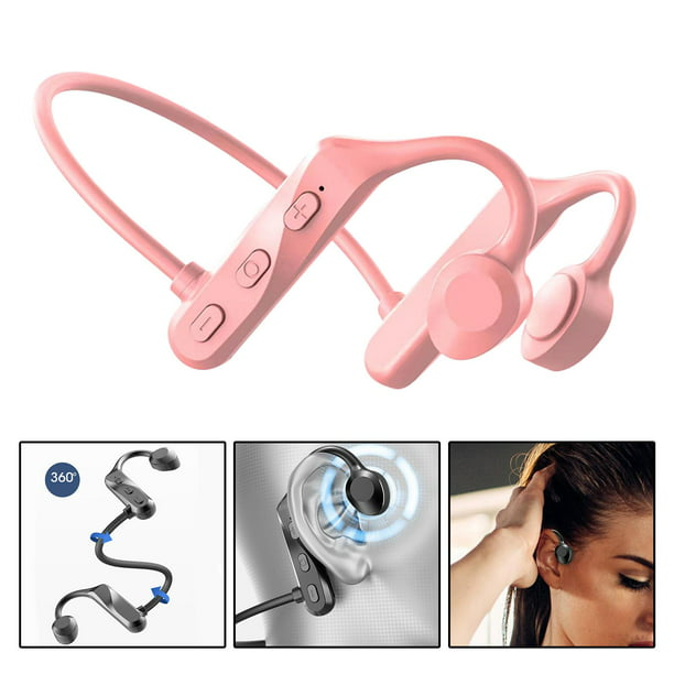 Auriculares de conducción ósea, auriculares deportivos inalámbricos de oído  abierto Bluetooth 5.0 Auriculares ligeros de conducción ósea para