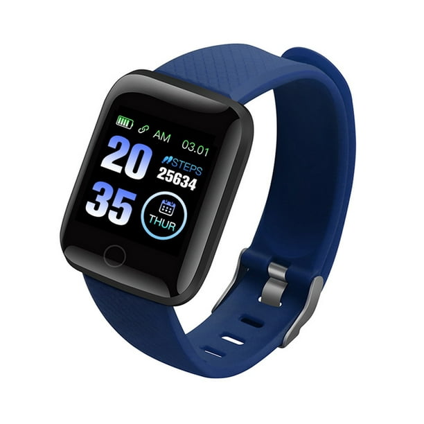 Smart Bracelet Fitness Tracker Monitor de Reloj deportivo (Azul) | Walmart en línea