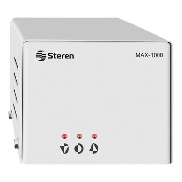 Regulador de voltaje 1,000 W con 4 contactos MAX-1000 Steren MAX1000