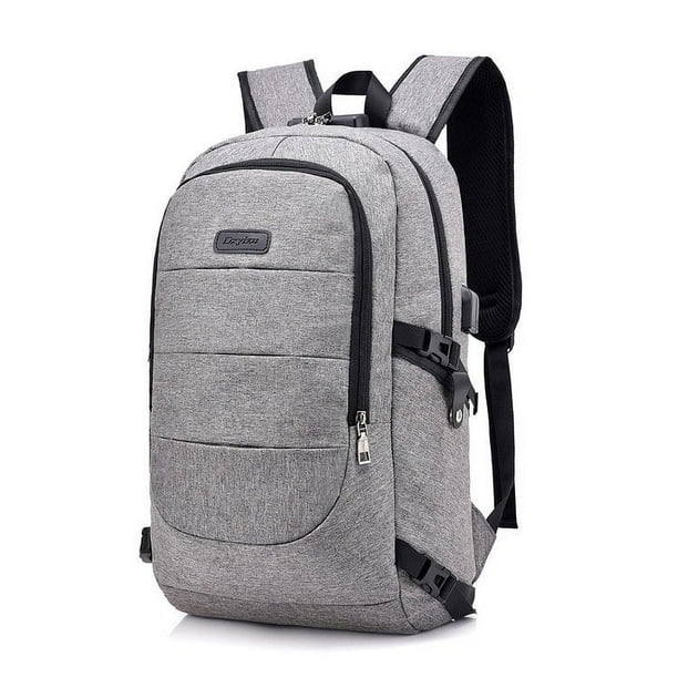 Mochila extra grande para laptop para niñas, mochila de viaje de negocios  para mujer con puerto USB, antirrobo resistente al agua, bolsa de libros