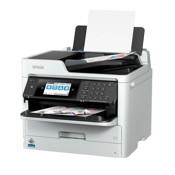 Impresora Multifunción Epson Workforce Pro Wf-c5890 Con Wifi Color Blanco