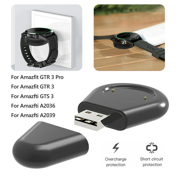 Smart Watch USB Mini cargador Dock adaptador para Amazfit GTR 3 Pro/GTR 3/GTS  3 Ndcxsfigh