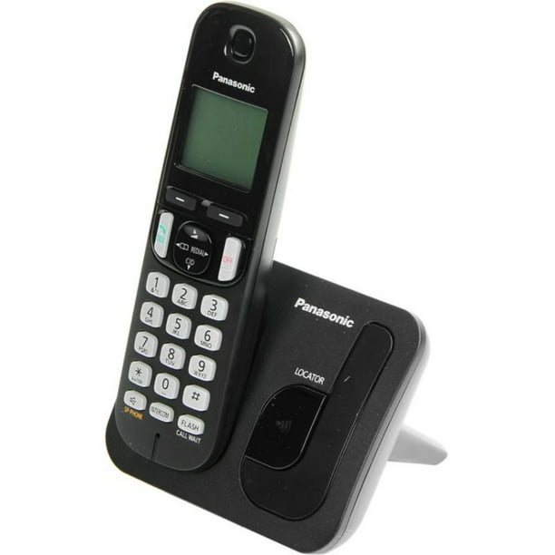 Juego de 2 Teléfonos Inalámbricos Panasonic Modelo KXTG1712 en Color Negro