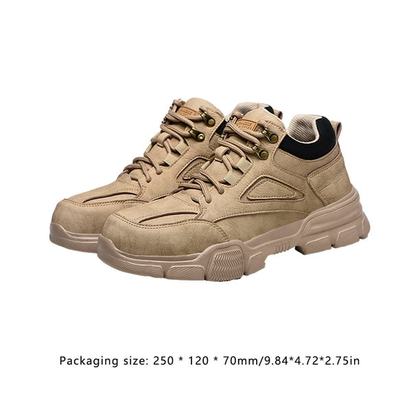 Tenis Zapatillas de trabajo indestructibles de corte bajo antideslizantes para  hombre a prueba de pi Likrtyny Tenis De Mujer Tenis De Hombre