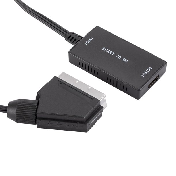 Cable adaptador compatible con HDMI a euroconector Adaptador de cable de  audio y video Plug and Play Ehuebsd