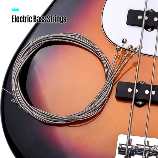 Cuerda Irfora Guitarra eléctrica Cuerdas para bajo Hexágono Aleación  Alambre Nickel Wound Brillante Resistente a la corrosión Juego de 4 cuerdas