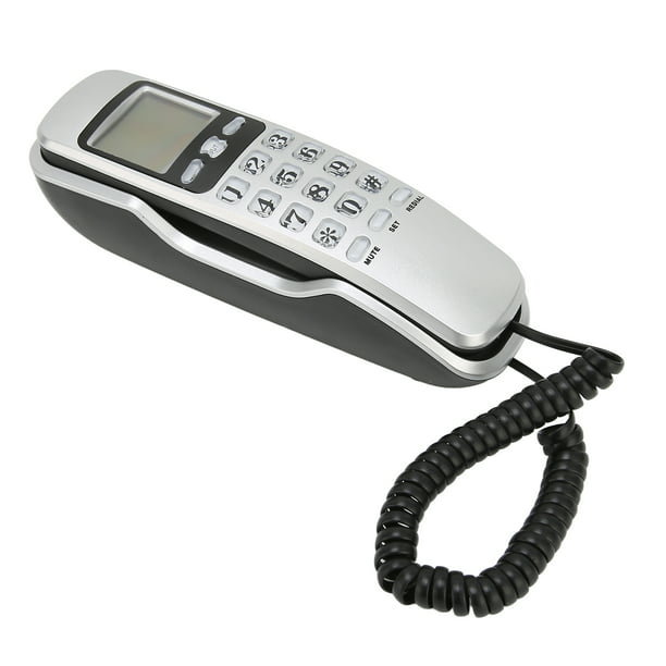 Teléfono inalámbrico fijo Pantalla de llamada telefónica fija y memoria  para la oficina en casa