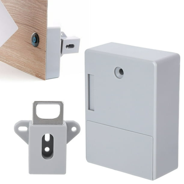 Cerradura de cajón invisible electrónica inteligente, cerradura de gabinete  oculta para oficina en casa, soporte RFID, una tarjeta maestra abierta