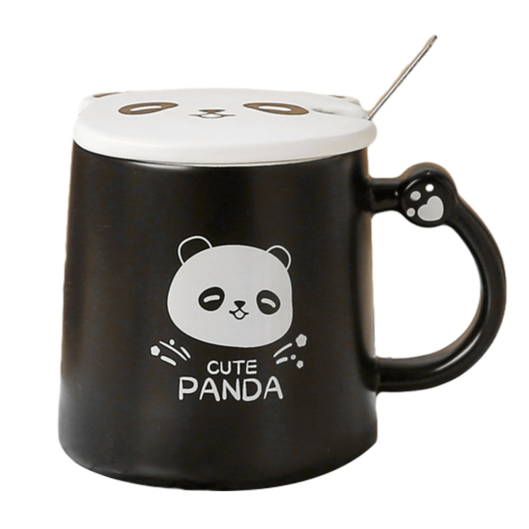 450ML Taza De Panda De Dibujos Animados Taza De Agua De Cerámica Con T