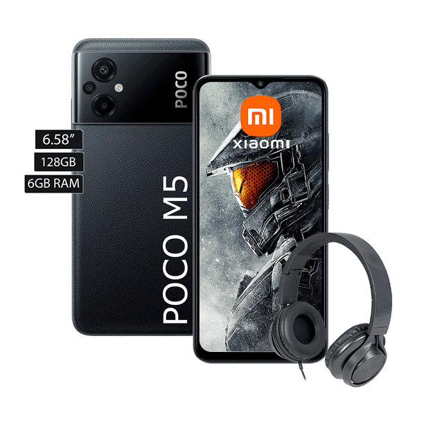 Xiaomi Poco M5s 6GB/128GB Gris - Teléfono móvil