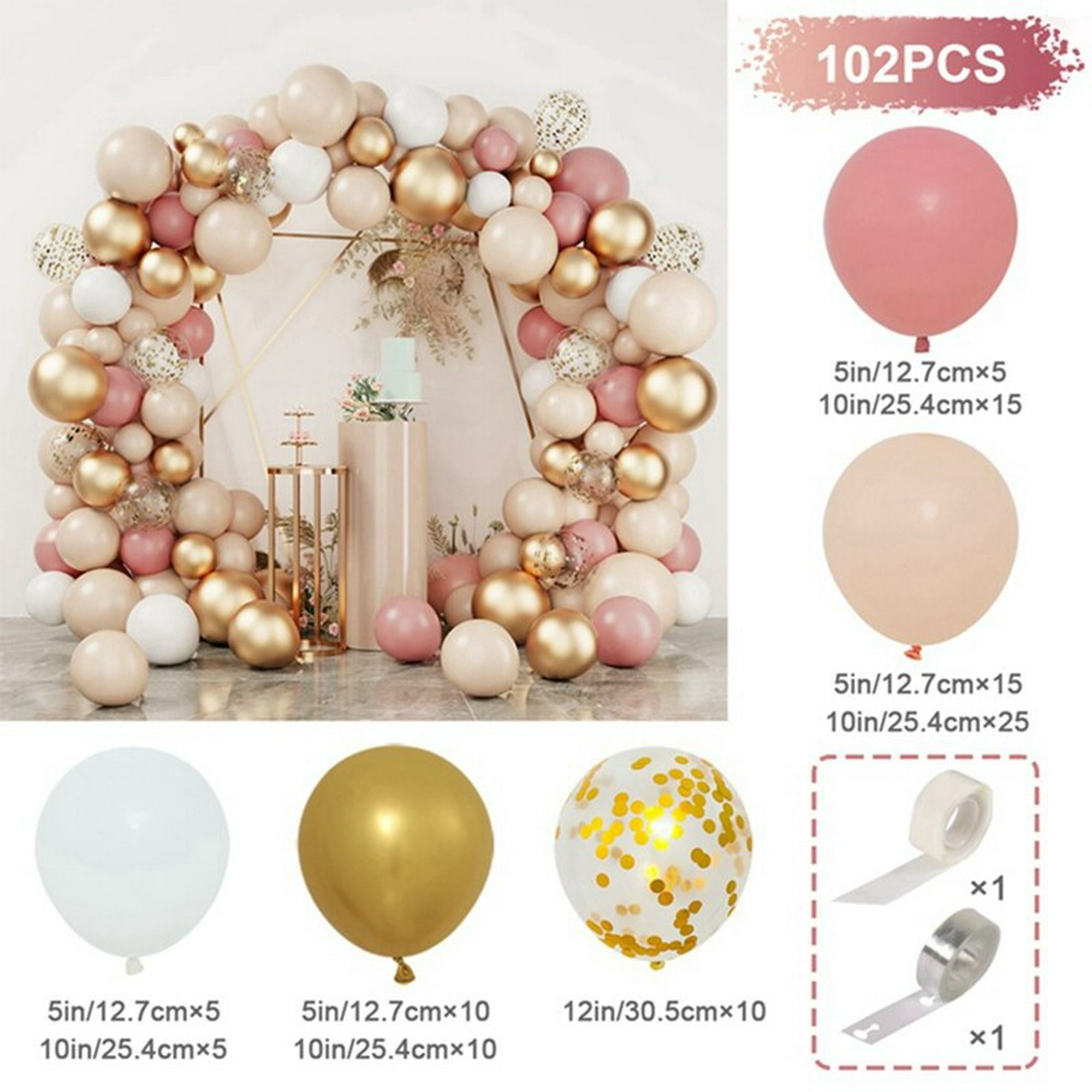 Decoración de baby shower para niña, kit de guirnalda de arco de globos,  cajas de bebé, cortinas rosas, juego de decoración de baby shower, completo  y