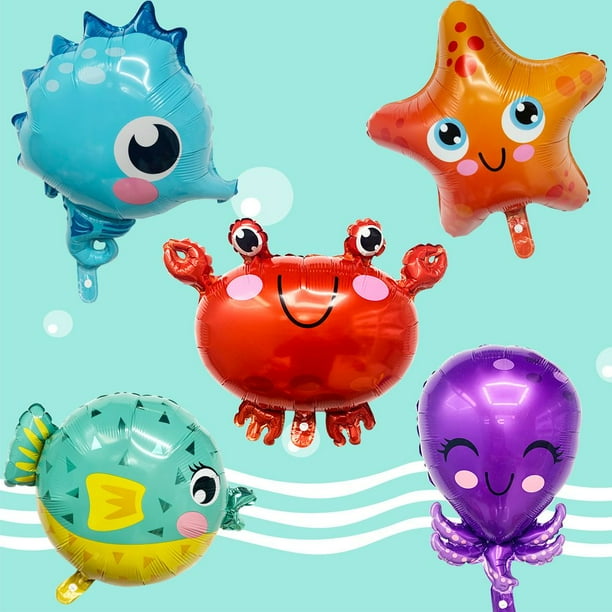 Animal Foil Balloons, Under the Sea Party