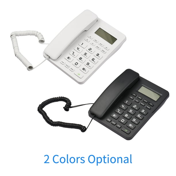 Teléfono Fijo con Cable de Escritorio, Botón Grande, Ideal para Personas  Mayores - Abanopi Aparatos Telefónicos