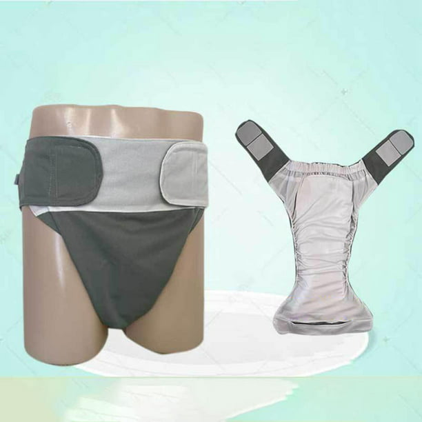 Pañal de tela para adultos, pañales impermeables de TPU, pañales de  protección lavables reutilizables para hombres o mujeres Salvador Pañal  para adultos