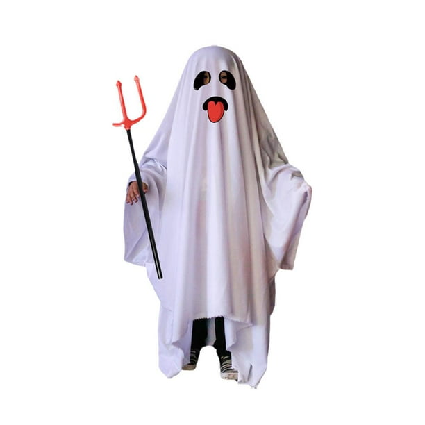 Disfraz de fantasma, capa blanca con capucha para mujer, capa con capucha  para novia, 59.06 pulgadas