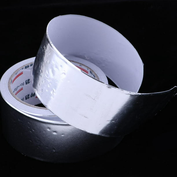Rollo cinta adhesiva de aluminio puro 50 x 50 color aluminio