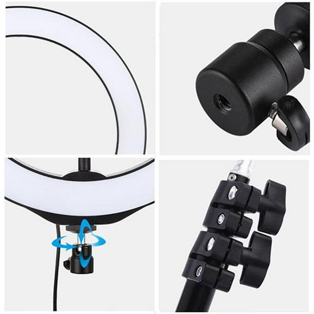 Anillo de luz con soporte y soporte para teléfono, anillo de luz para  selfie de 10.2 pulgadas con trípode ajustable de 65 pulgadas, kit de luz  LED regulable para Tiktok//maquillaje/fotografía, : Celulares y  Accesorios 