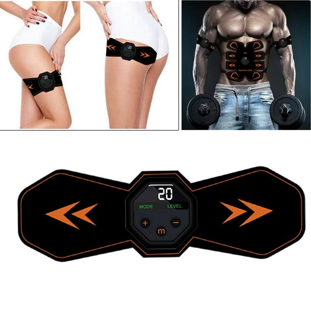Electroestimulador muscular abdominales pierna, brazo. Masajeador eléctrico  cinturón estimulador tonificador. DAM Negro - Relajación y masaje - Los  mejores precios