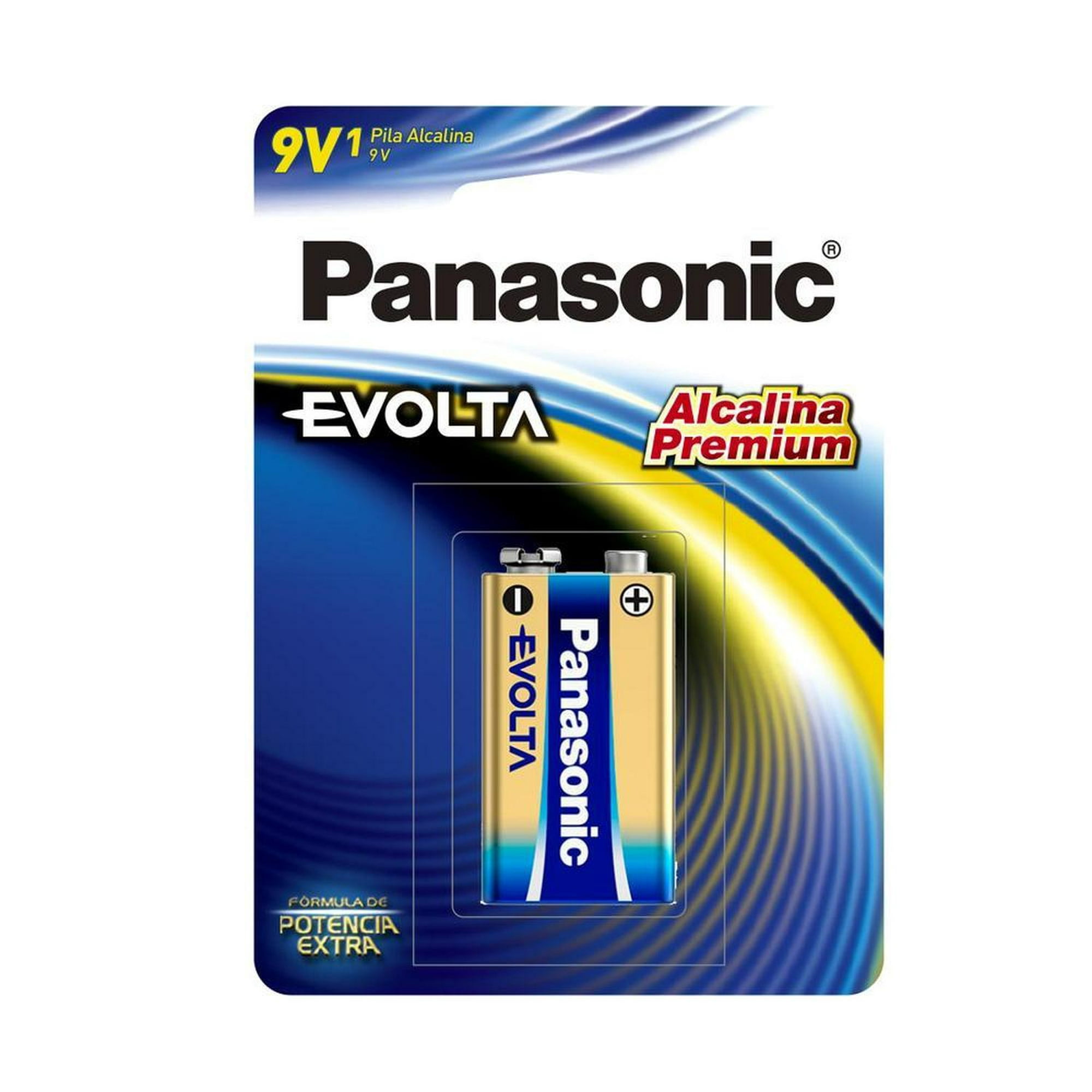 Pila Panasonic Evolta Alcalina 9v Rectangular Panasonic ALCALINA 9V 1.5V  6LR61EGL/1B