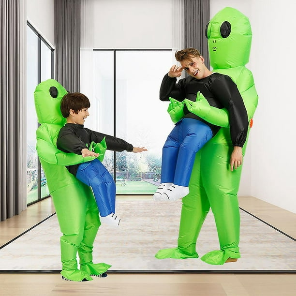 Traje inflable alienígena Monster Disfraz inflable Disfraz de cosplay  alienígena verde aterrador para el escenario del festival de fiesta para  adultos