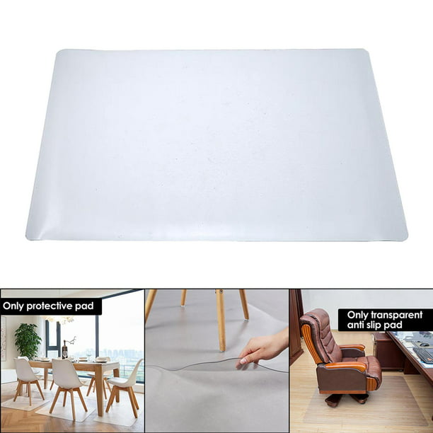Tapetes para sillas de oficina para suelos alfombrados, tapete de  escritorio grande de 48 x 48 pulgadas para alfombra, protector de suelo  transparente