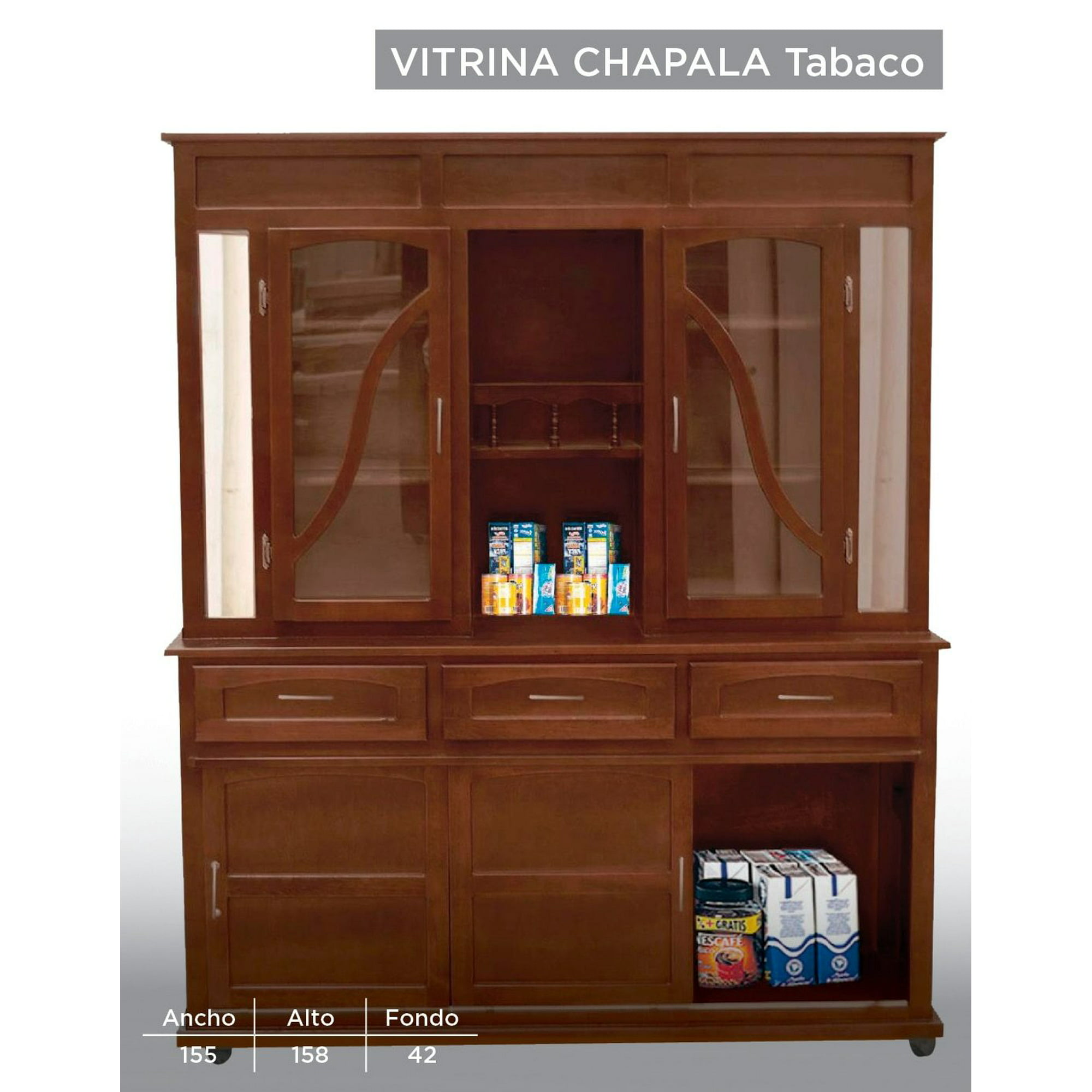 Mueble de Cocina Modular Orange con Cajonera 140cm Blanco/Rojo