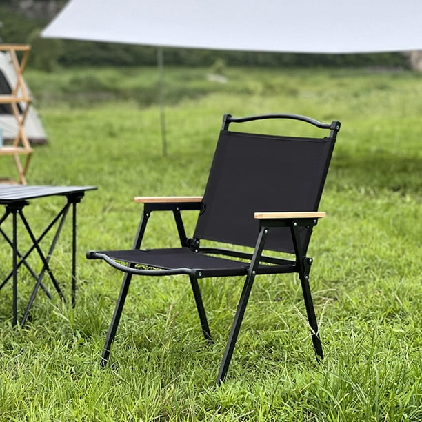 NECES Silla plegable para camping, muebles de patio rojo, muebles de  exterior, accesorios de camping, sillas de patio, equipo de camping, silla