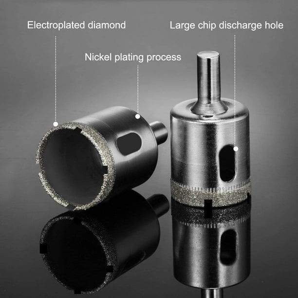 MINKUROW Sierra de corona de diamante de 85 mm, broca de diamante con guía  central, sierra