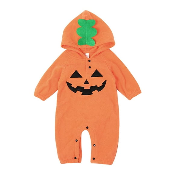 mameluco con capucha de cabaza halloween ropa de disfraces para bebés 318  naranja 90 9 90 9 macarena trajes de mono con capucha para niños