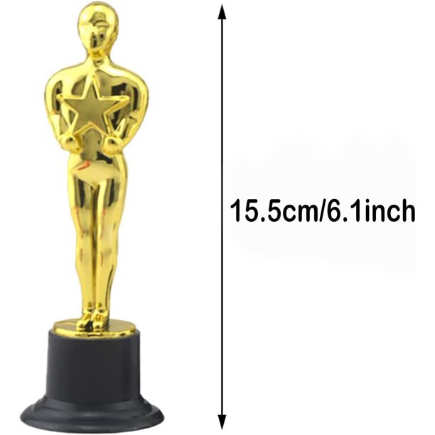 Premio Estatuilla Oscar Plástico Trofeo Adorno X 1