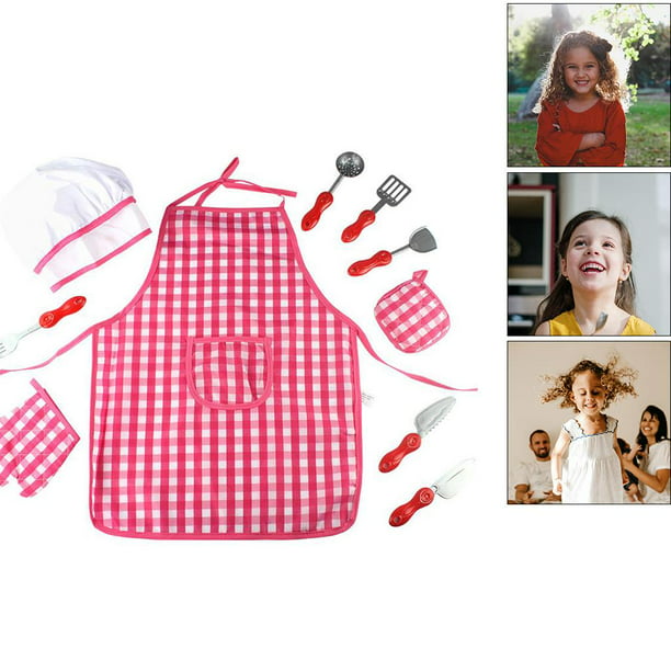 Juego de cocina infantil delantal y gorro 7254 - Centro Textil Hogar