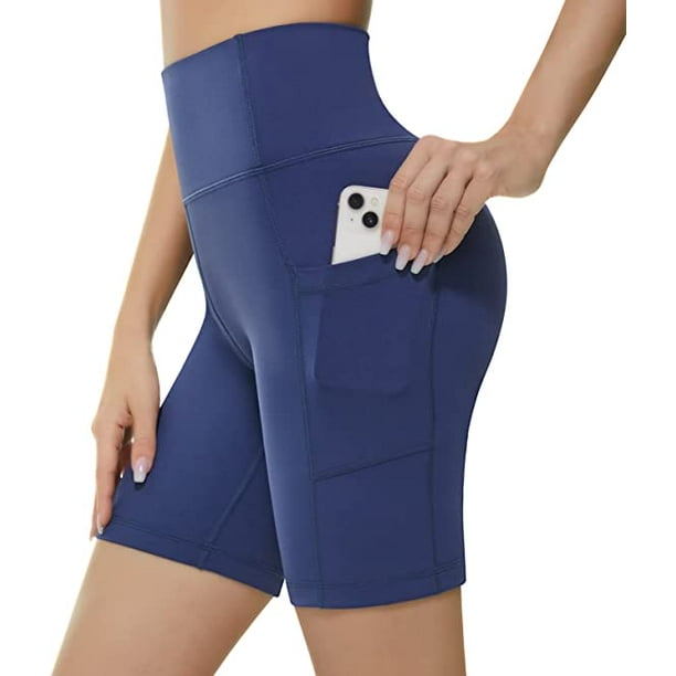 Pantalones cortos de cintura alta para mujer Control de barriga