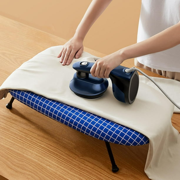 Tabla de planchar, mini tabla de planchar plegable, puños y cuello, mesa  para uso en el hogar, viajes, ahorro de espacio, manejo portátil, costura  con