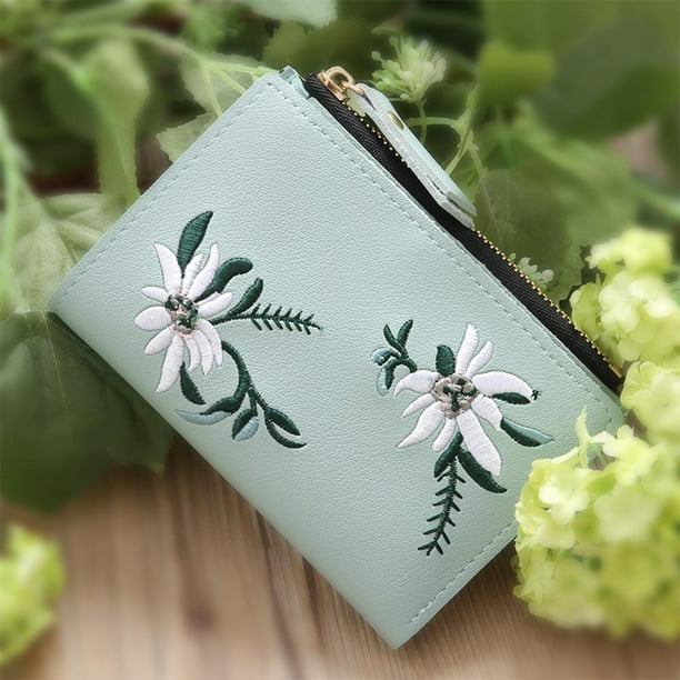 Las mejores ofertas en Bolsas de Embrague floral con cremallera y bolsos  para Mujer