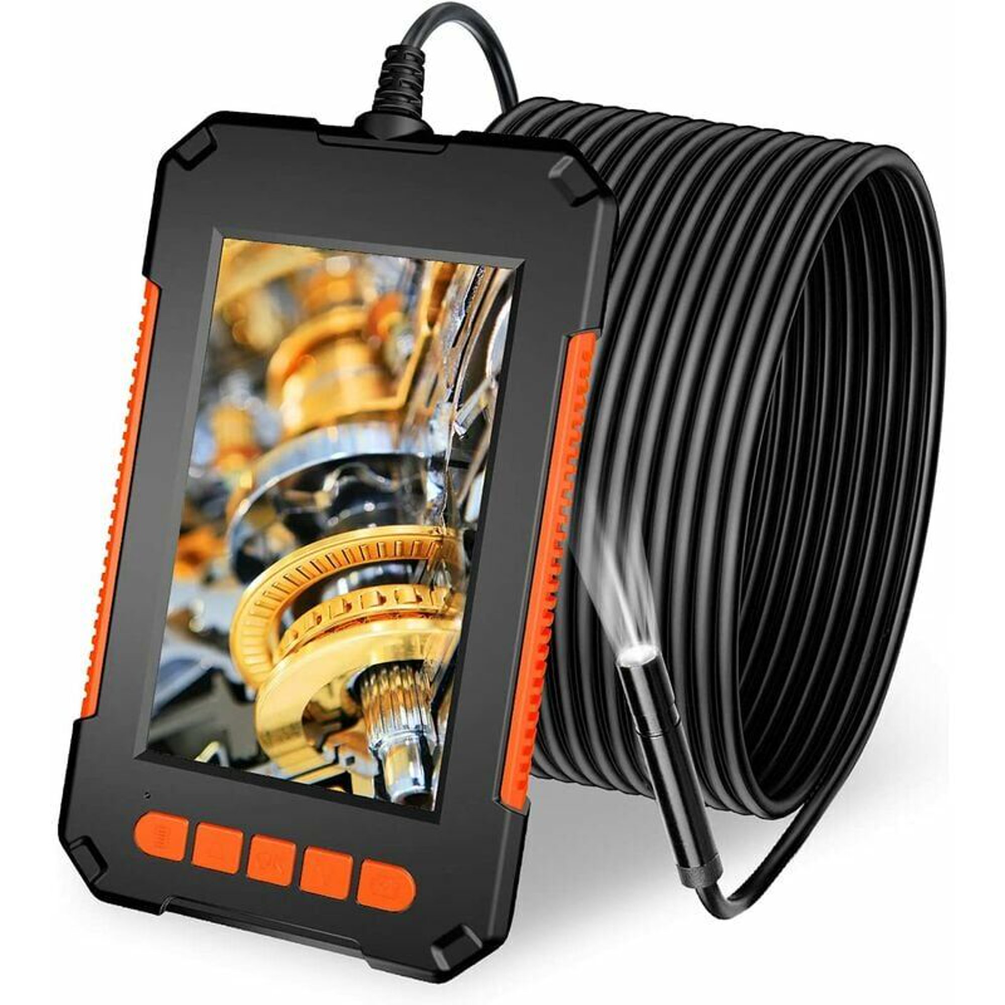 Boroscopio Cámara Inspección Endoscópica Industrial 2,4″ 1080p Cable 5 mtrs