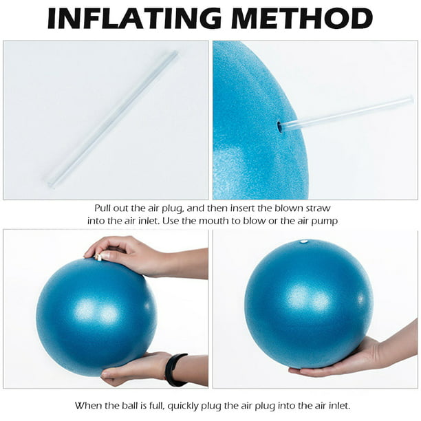 Ballon de yoga mini 25 cm - lot de 2