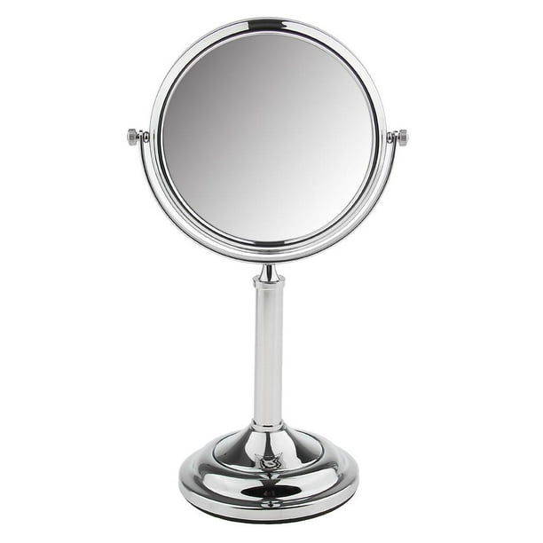 Espejo de aumento de 5 pulgadas, 20X, espejo de dos caras, aumento 20X/1X,  espejo de maquillaje plegable con soporte de mano/soporte, uso para